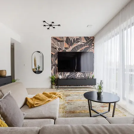 Skyline Living - Penthouse With Terrace And Parking Lägenhet Budapest