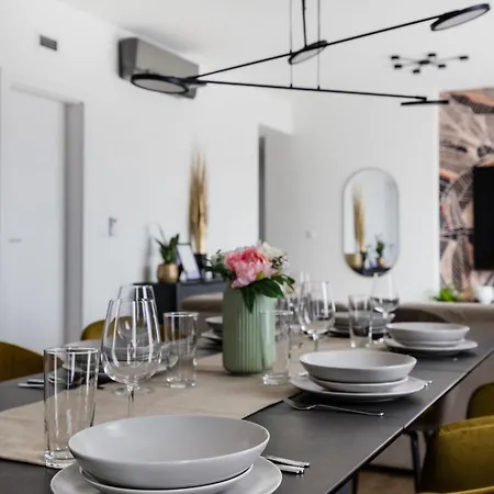 Lägenhet Skyline Living - Penthouse With Terrace And Parking Budapest
